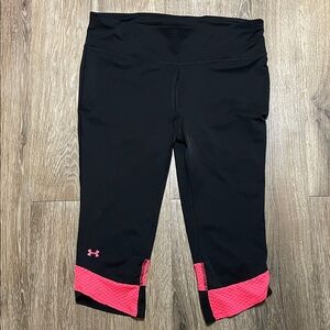 Under Armour Heat Gear Black/ Pink Leggings